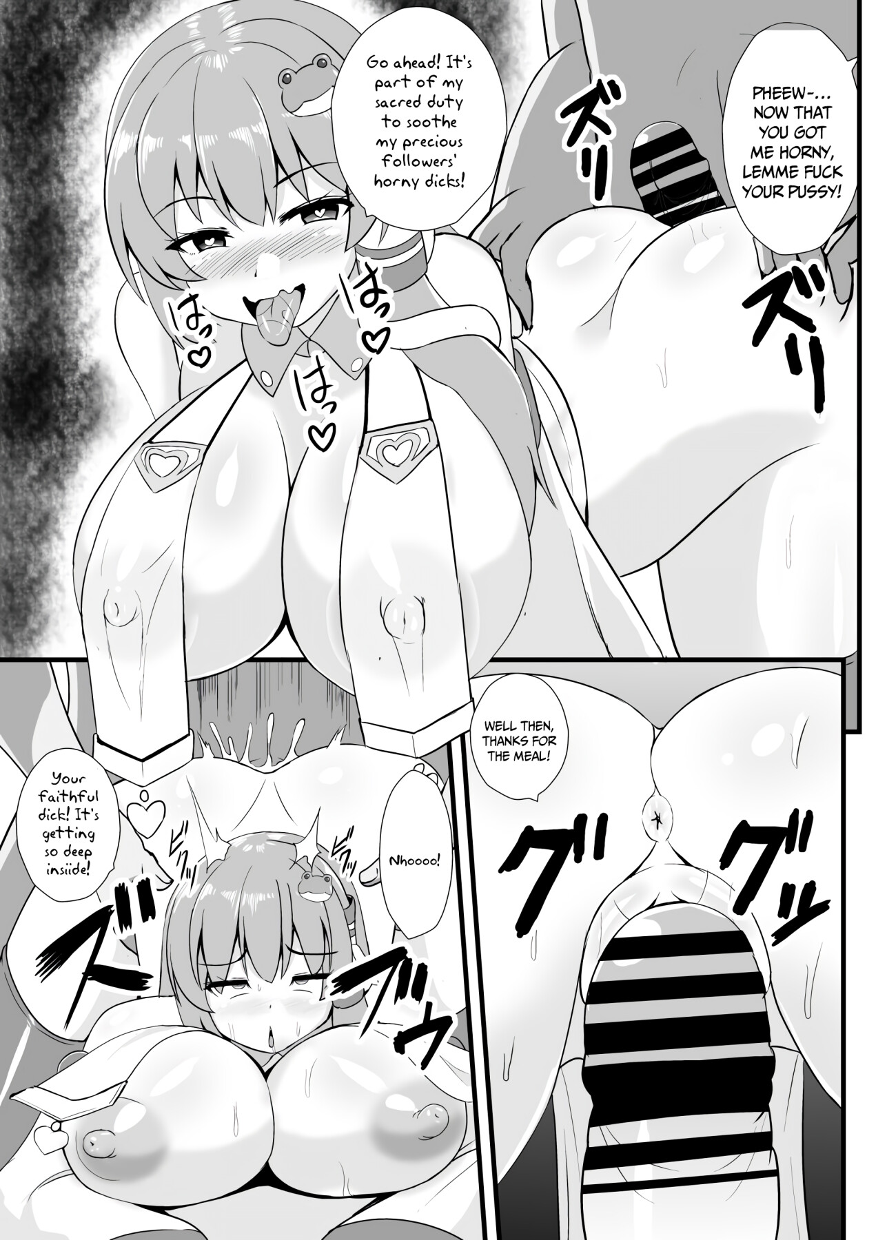 Hentai Manga Comic-Cum-Hypnotized Sanae-san-Read-8